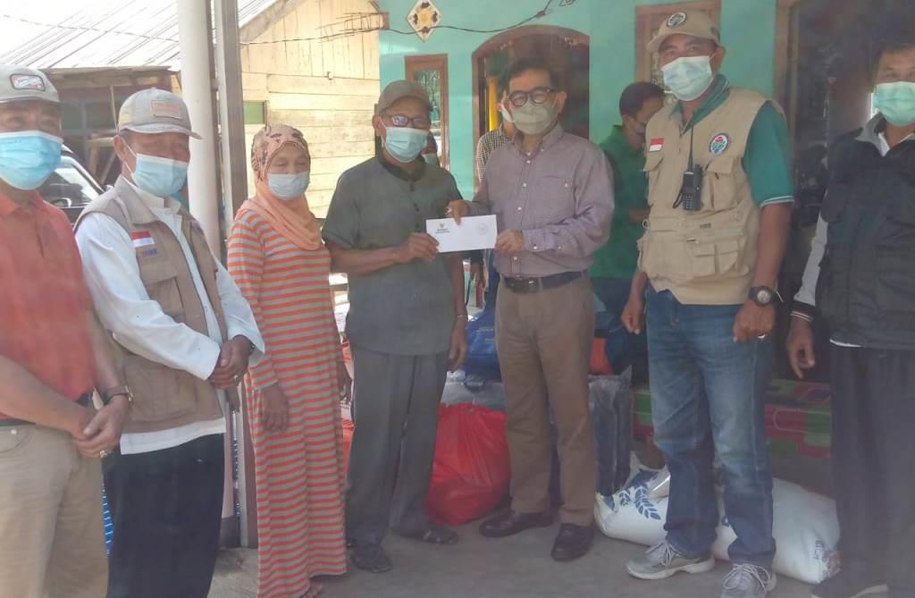 Bupati Kepahiang Santuni Korban Pohon Tumbang di Liku Sembilan