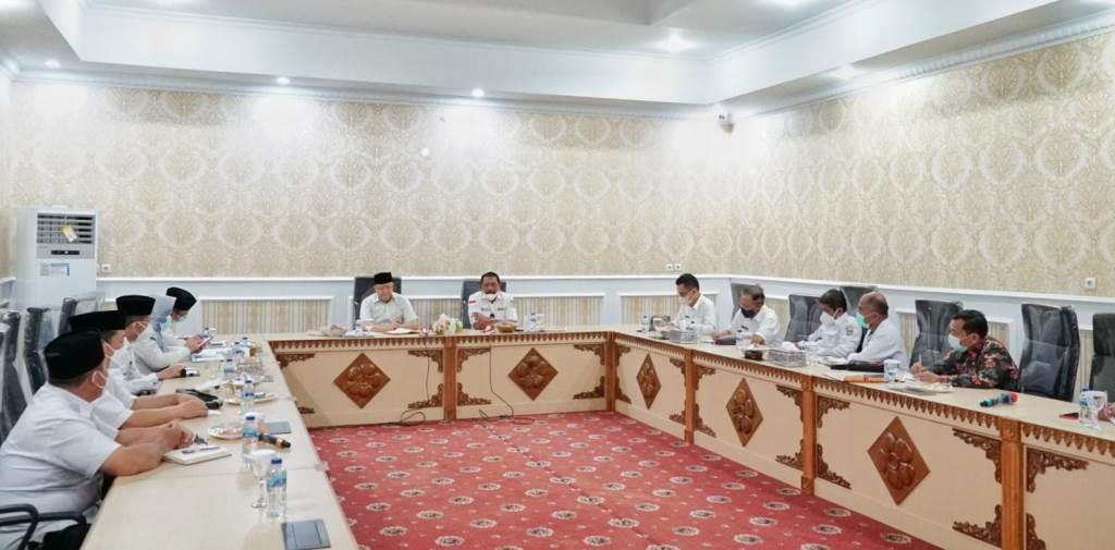 Bahas Revitalisasi Pasar Purwodadi, Gubernur Rohidin Terima Kunjungan Bupati Bengkulu Utara