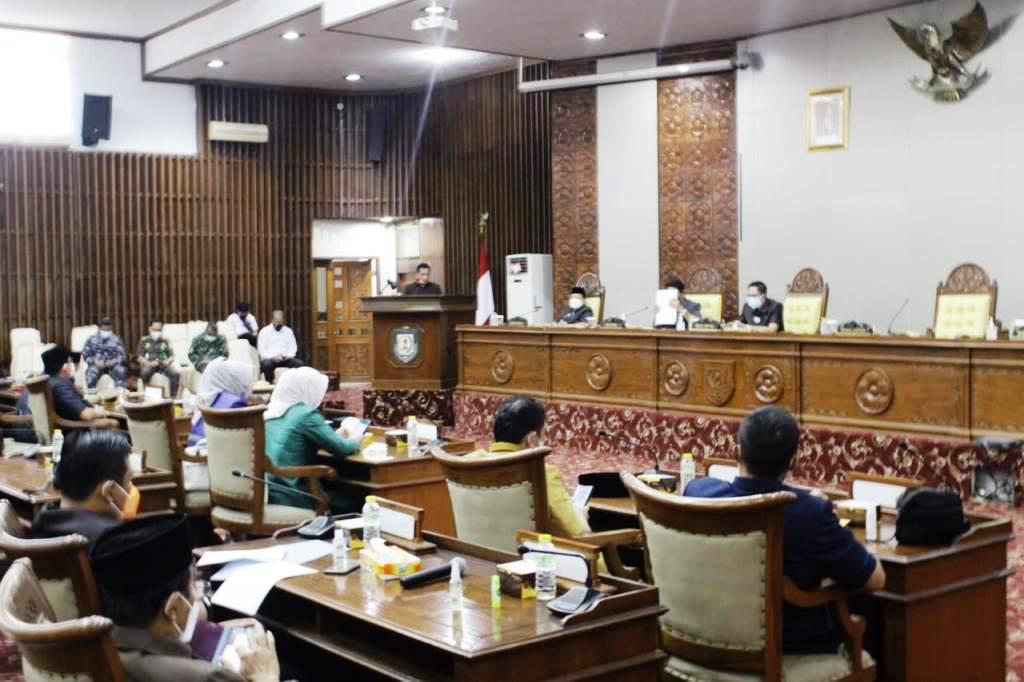 Seluruh Fraksi Setujui Raperda Pertanggungjawaban APBD Provinsi Bengkulu 2020 Lanjut Pembahasannya