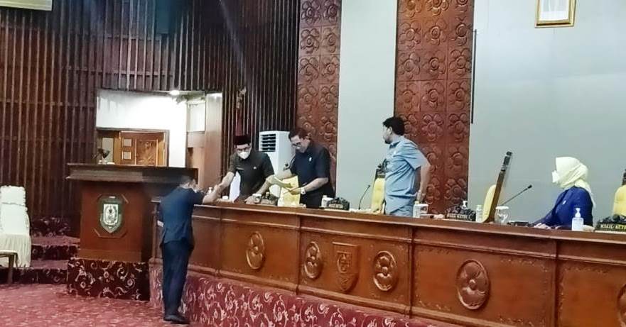 Paripurna DPRD Provinsi Bengkulu, Laporan Hasil Reses Masa Persidangan ke II Tahun Sidang 2021