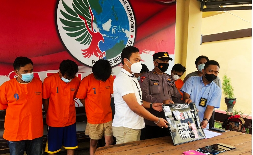 Polres Bengkulu Tangkap Enam Pelaku Penyalahgunaan Narkoba