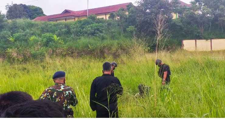 Tim Gegana Ledakan Granat yang Ditemukan Warga Curup