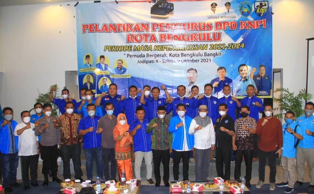 Resmi Dilantik, KNPI Kota Bengkulu Siap Berkolaborasi