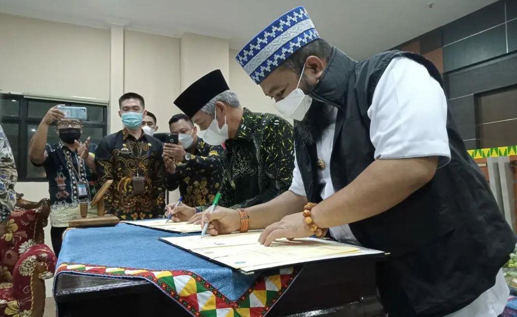 Teken MoU, Walikota Bengkulu dan Bupati Pringsewu Saling Melengkapi