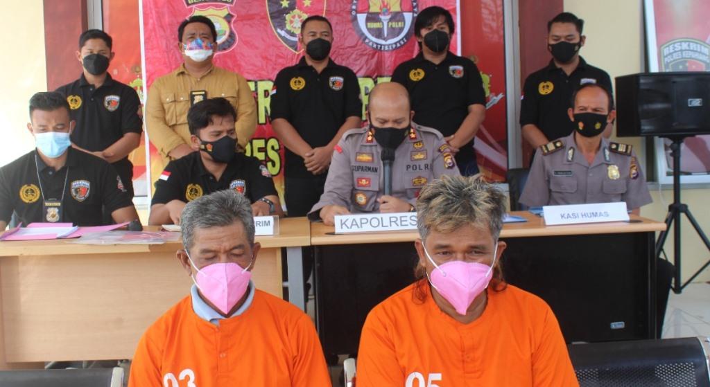 Polisi Amankan 2 Tersangka Penambang Ilegal di Kepahiang