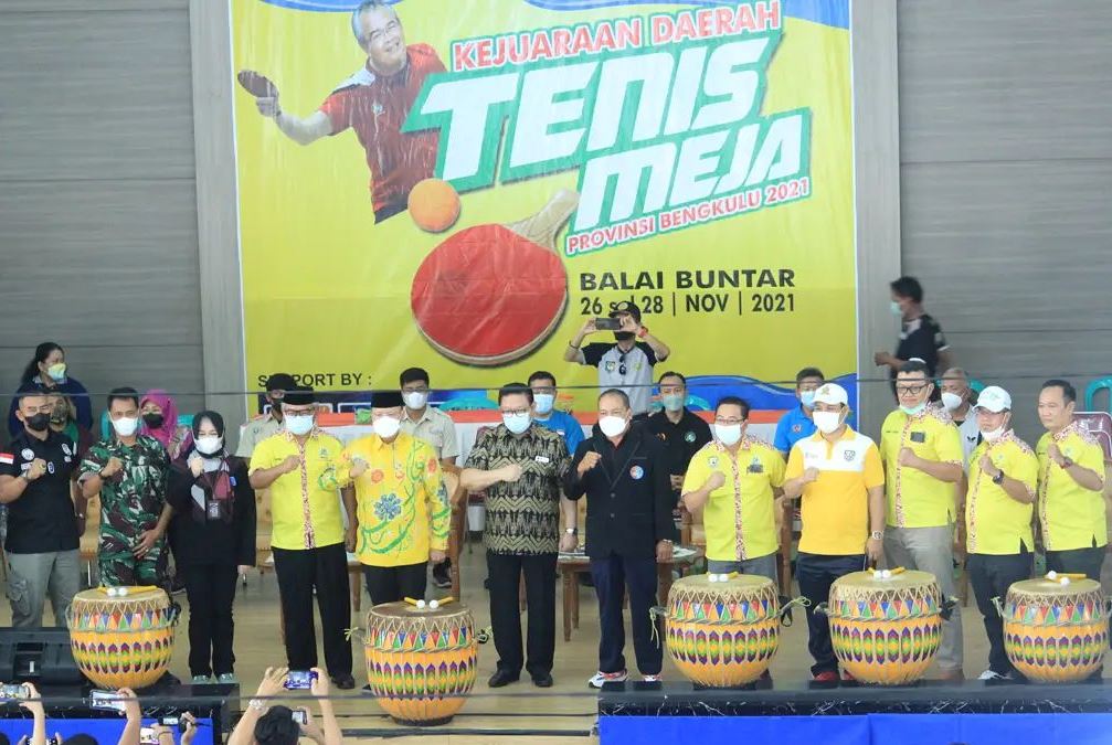 Resmi Dibuka, Kejurda Tenis Meja Cari Bibit Atlet Terbaik