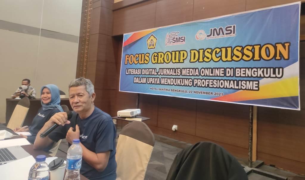 Literasi Digital Kalangan Jurnalis Bengkulu Cukup Baik