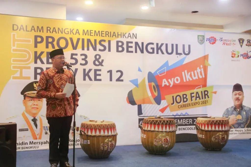 Tekan Angka Pengangguran, Pemprov Bengkulu Gelar Job Fair Career Expo 2021