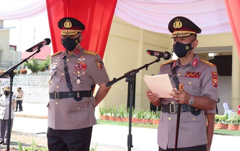 Farawell Parade Pisah Sambut Kapolda Bengkulu