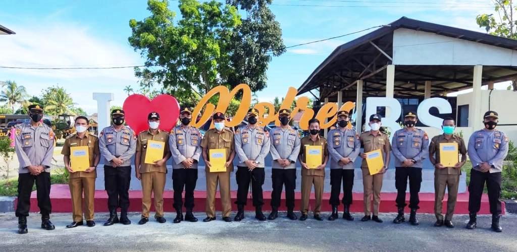Polres BS Beri Penghargaan 6 Kepala Desa Atas Capaian Vaksinasi Covid-19
