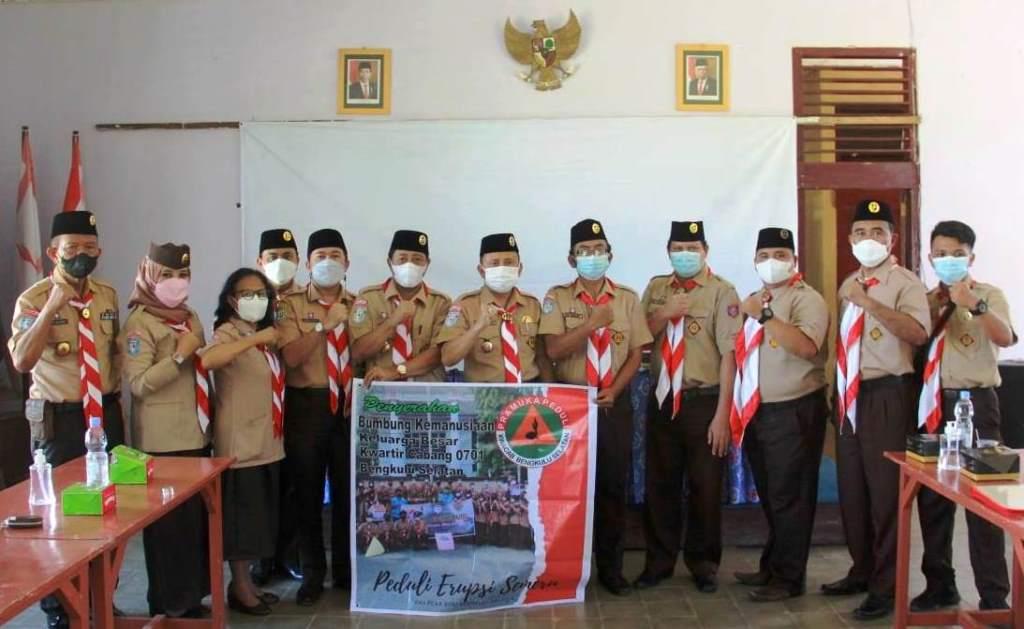 Gerakan Pramuka Bengkulu Galang Donasi Peduli Semeru