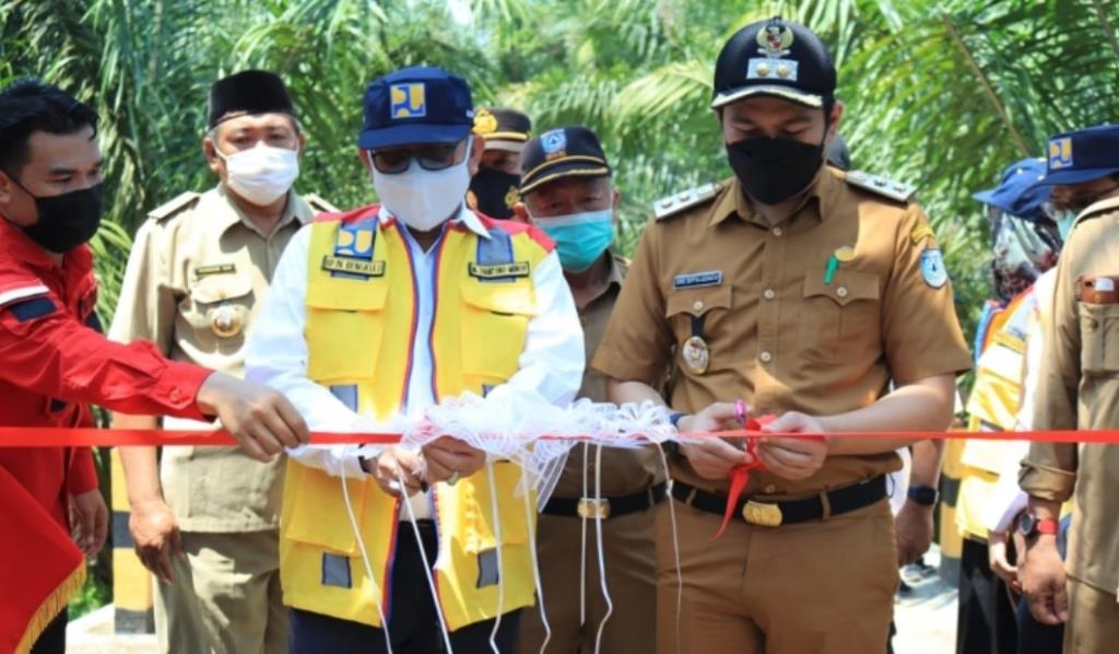 Jembatan Gantung Air Palik Bengkulu Utara Diresmikan