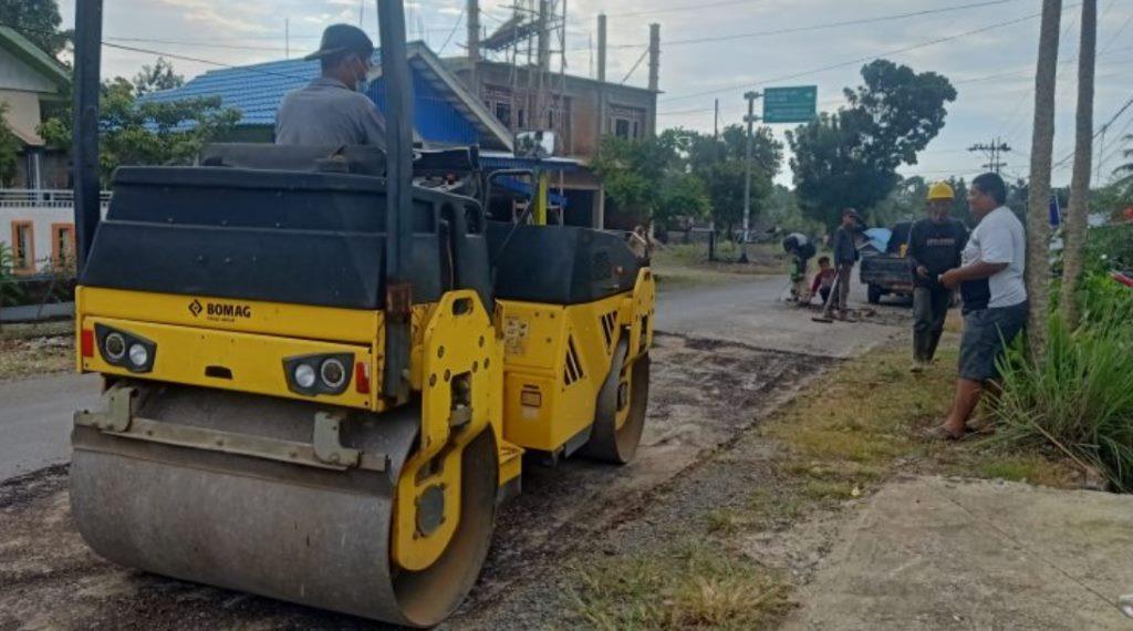 Dinas PUPR BU Targetkan Pekerjaan Tambal Sulam Jalan Rampung Akhir Tahun
