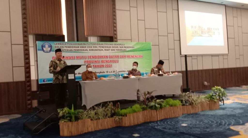 Gubernur Sampaikan Tantangan Teknologi di Acara Desiminasi Mutu Pendidikan LPMP