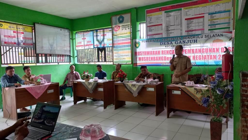 Desa Ganjuh Gelar Musrembangdes Tahun 2023