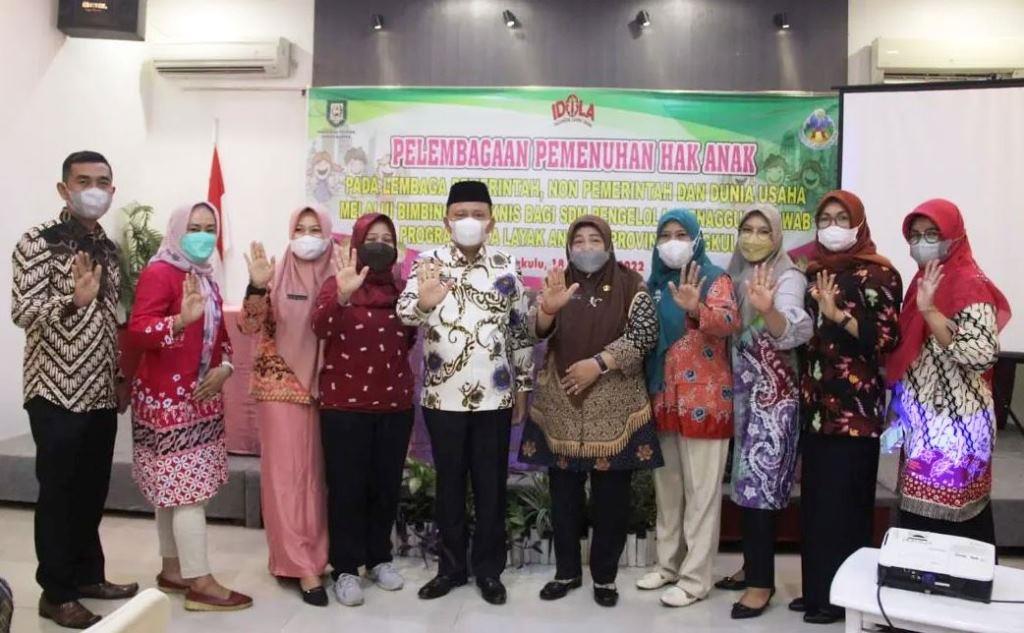 Pemprov Bengkulu Terus Perkuat Program Strategis Wujudkan KLA