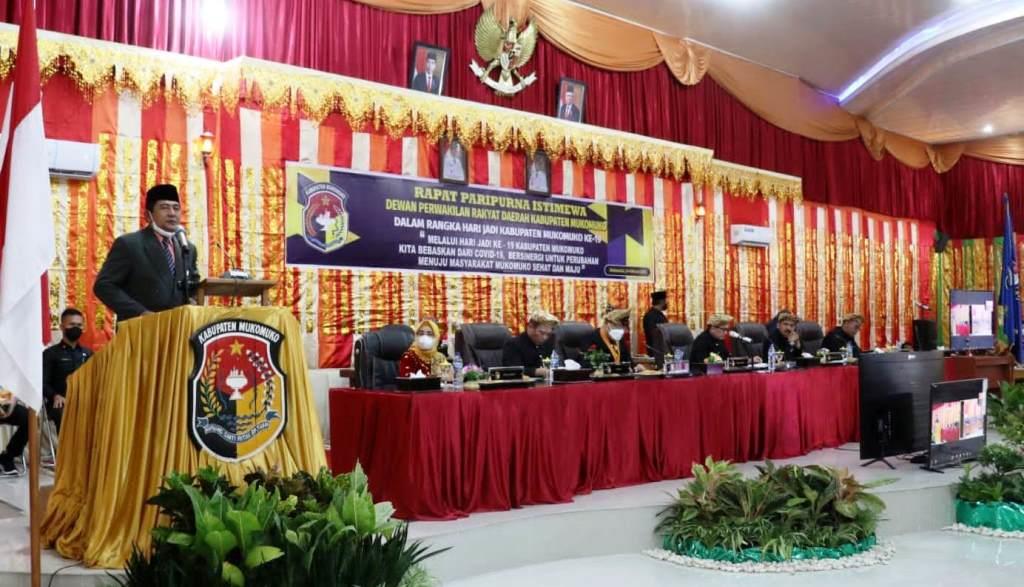 Paripurna HUT Mukomuko ke-19, Momentum Evaluasi Tingkatkan Pelayanan