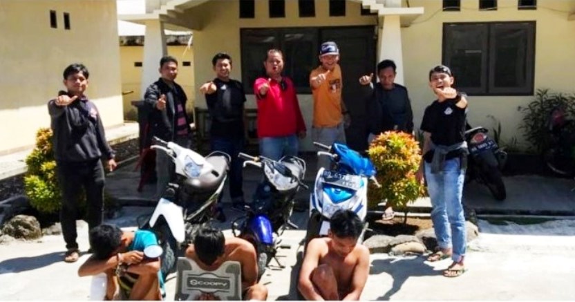 Aksinya Sempat Viral, Tiga Tersangka Curanmor Berhasil Dibekuk Polisi