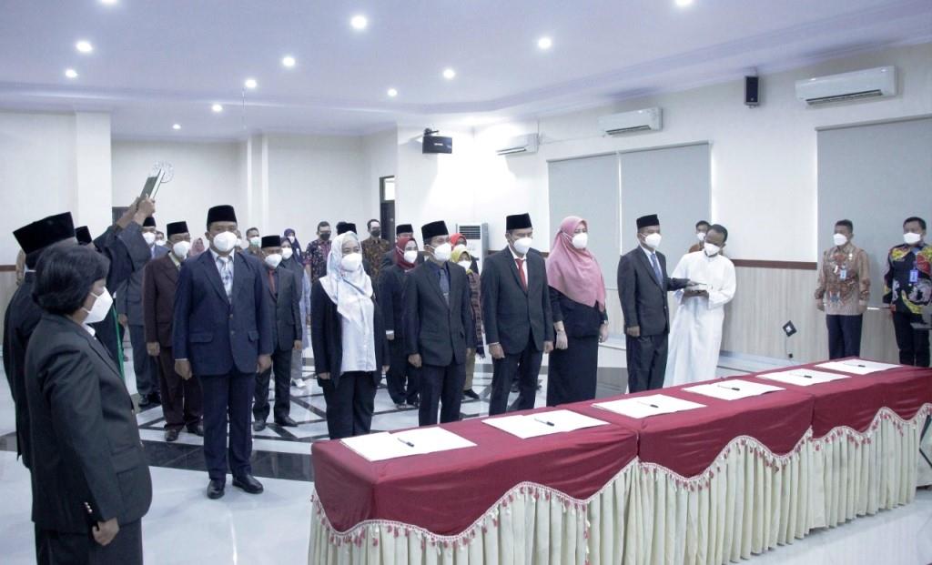 Kakanwil Kemenkumham Bengkulu Lantik 18 Anggota MPDN