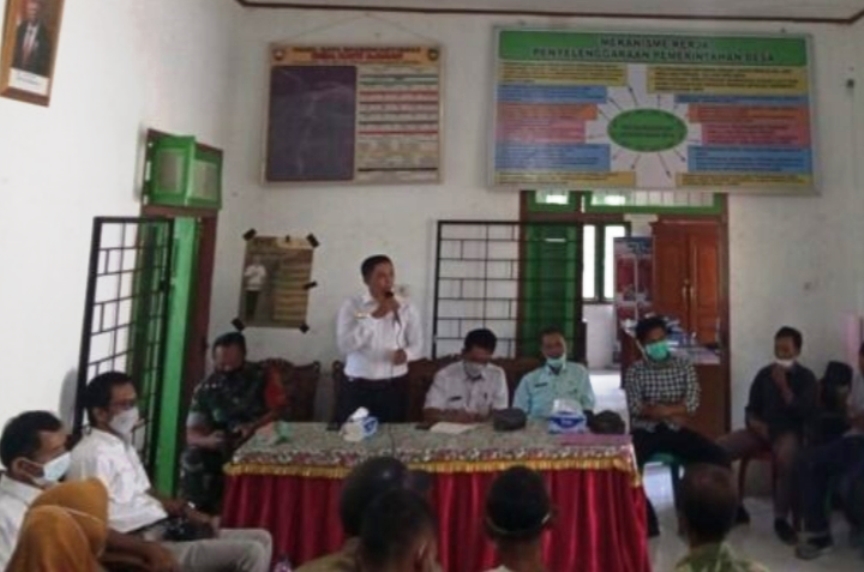 Pemdes Kayu Ajaran Gelar Musdesus Penetapan KPM BLT Dana Desa 2022