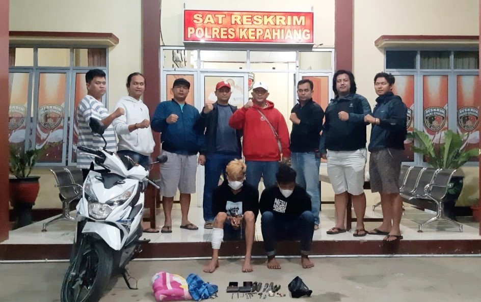 Tim Elang Jupi Bekuk Dua Terduga Pelaku Curanmor