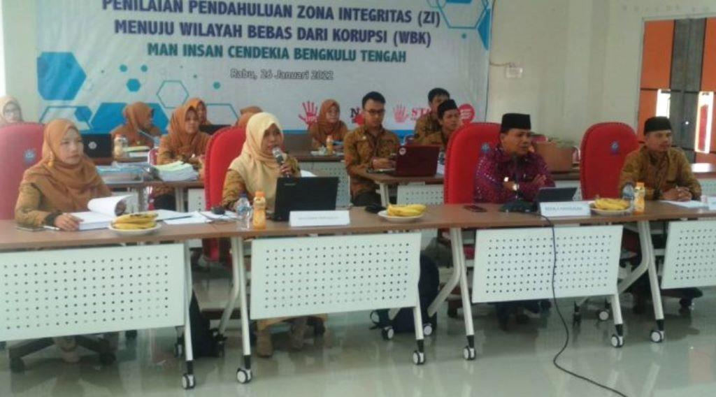 Menuju WBK dan WBBM,  MAN IC Benteng Lakukan Evaluasi Zona Integritas