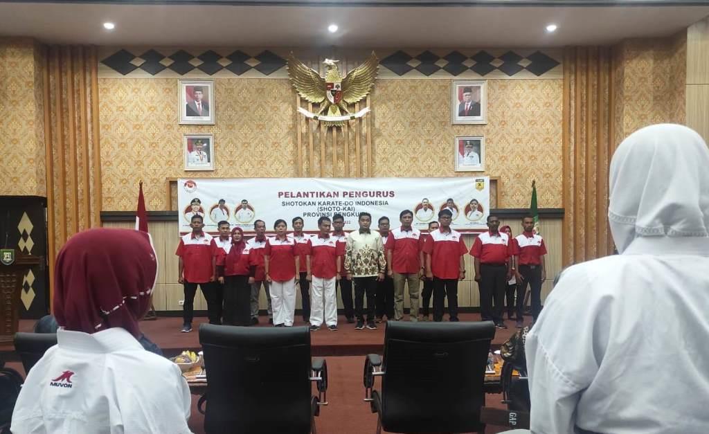 Pengurus Shoto-Kai Bengkulu 2021-2025 Dilantik