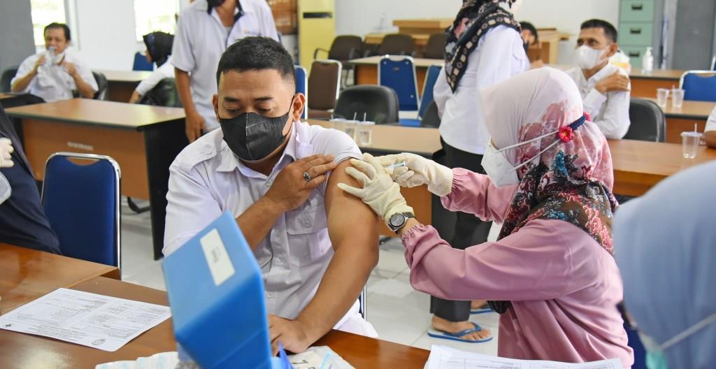 Wujudkan Pelayanan Prima, BWS Sumatra VII Bengkulu Gelar Vaksin Booster ke Pegawai