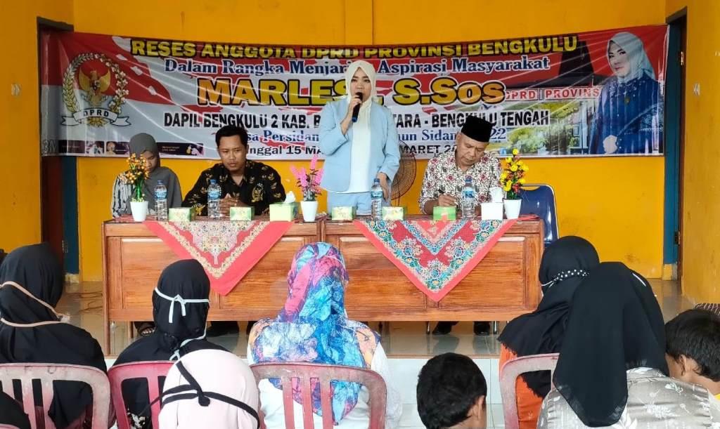 Gelar Reses, Marlesi Siap Perjuangkan Aspirasi Warga