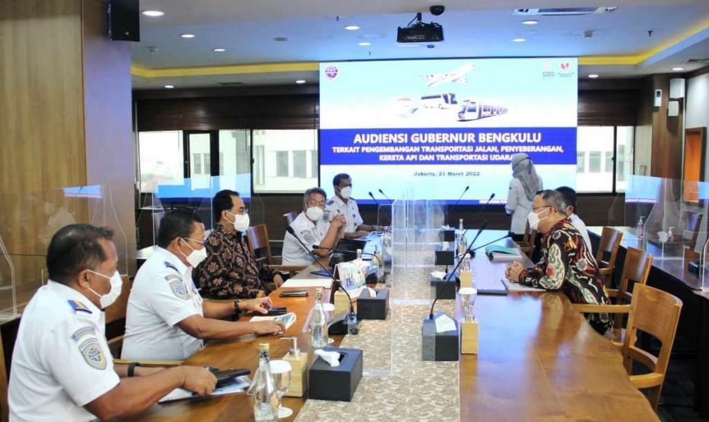 Kemenhub Siap Percepat Pembangunan Infrastruktur Strategis di Bengkulu