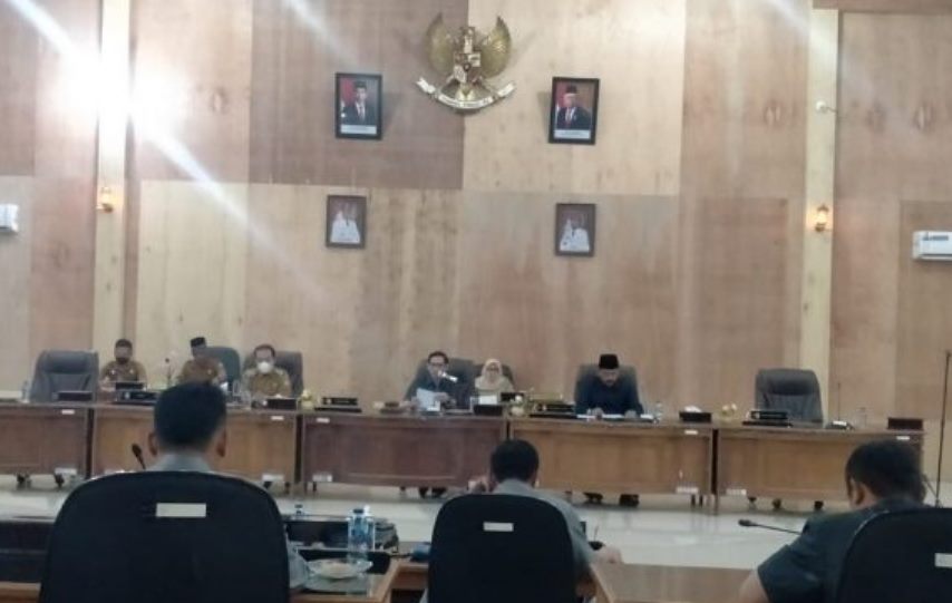 Paripurna DPRD Mukomuko Penyampaian LKPJ Bupati Tahun 2021