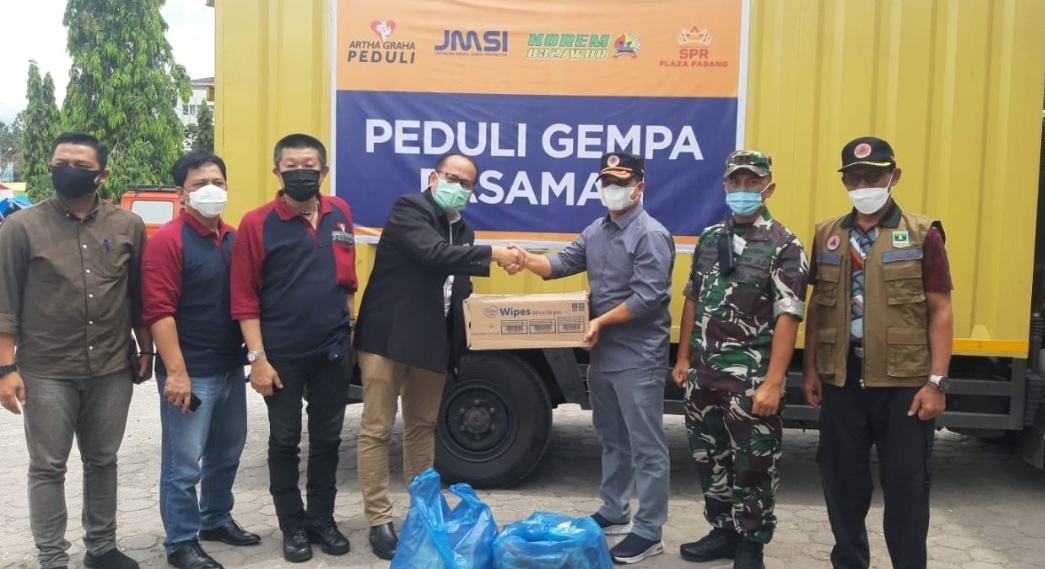 JMSI Gandeng Artha Graha Peduli Bantu Korban Gempa di Pasaman
