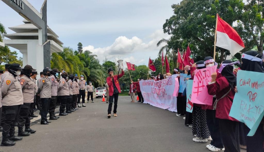 Aksi Demo IMM Bengkulu: Tolak Penundaan Pemilu, Kecam Tindakan Represif Aparat