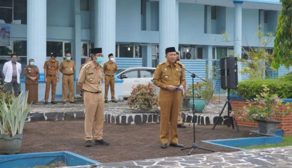 Sekda Pimpin Apel Pagi Karyawan RSUD M Yunus