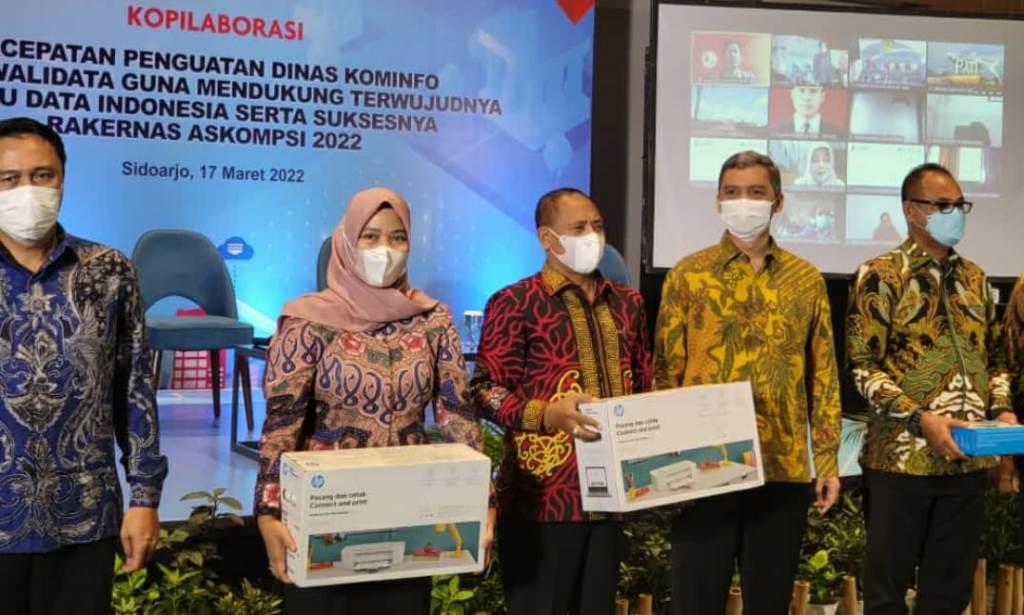 Diskominfotik Provinsi Bengkulu Raih The Best Question di Rakor SDI 2022