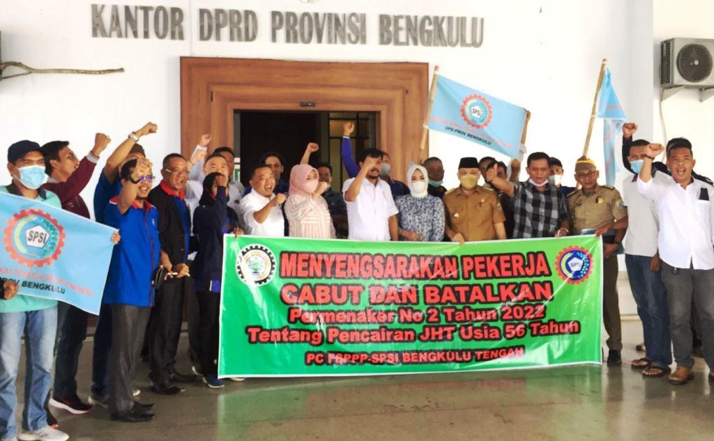 DPRD Provinsi Bengkulu Terima Kunjungan SPSI