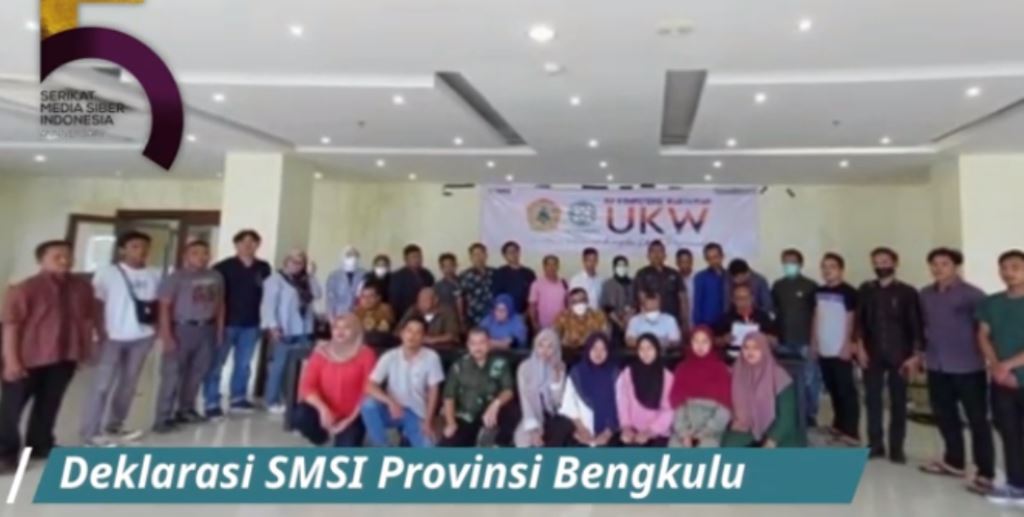 Rayakan HUT ke-5, SMSI Bengkulu Deklarasikan Anti Hoax dan Provokasi