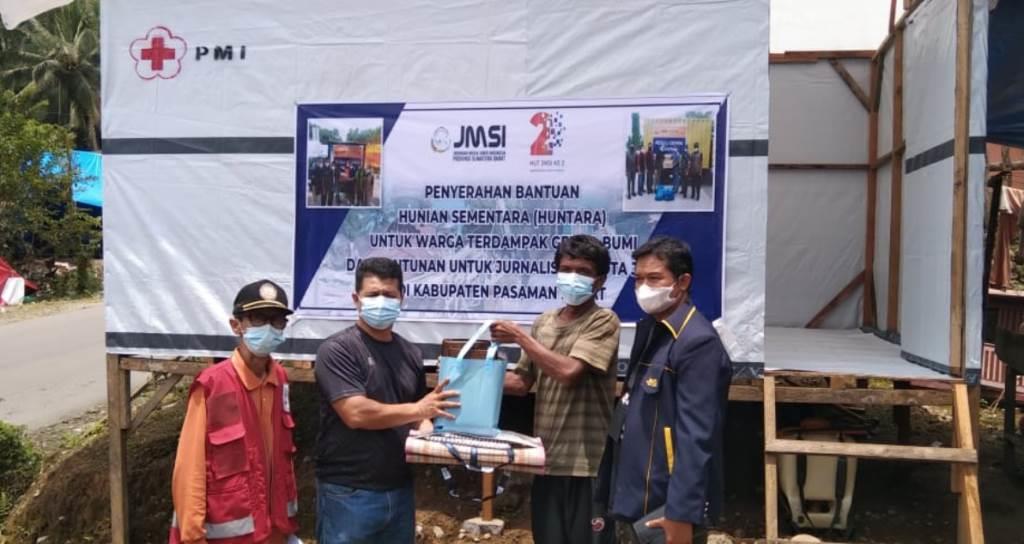 JMSI Bantu 4 Unit Hunian Semantara untuk Korban Gempa Sumbar