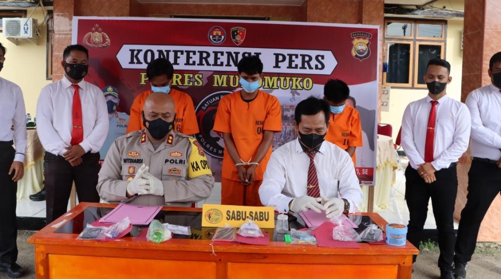 Polres Mukomuko Ciduk 2 Nelayan Pengedar Narkoba