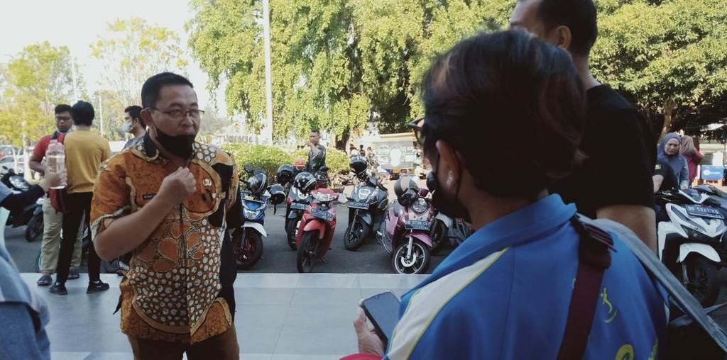 Kadispora Pantau Langsung Tes Calon Peserta Diklat PPLP Provinsi Bengkulu