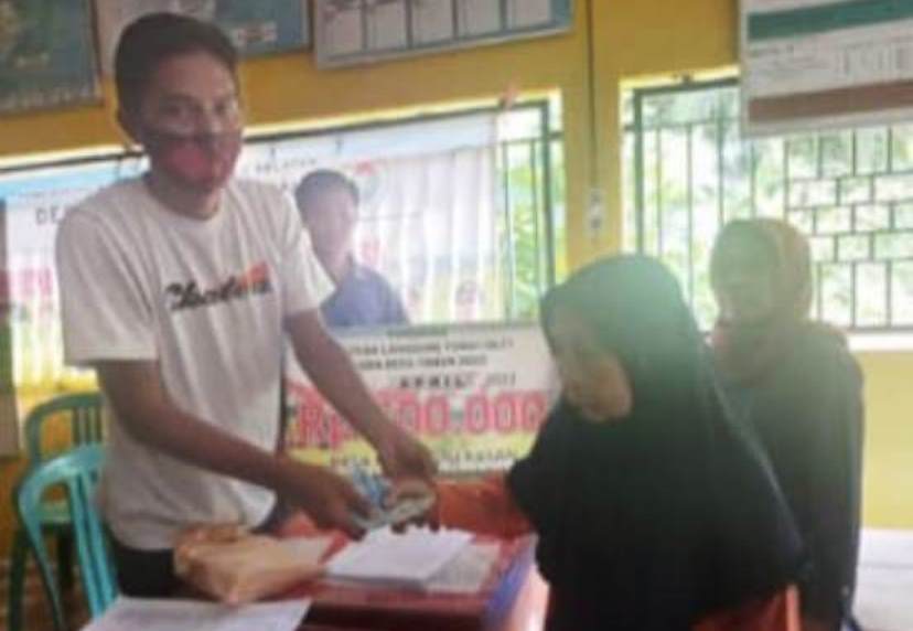 Pemdes Padang Serasan Salurkan BLT-DD Bulan April 2022