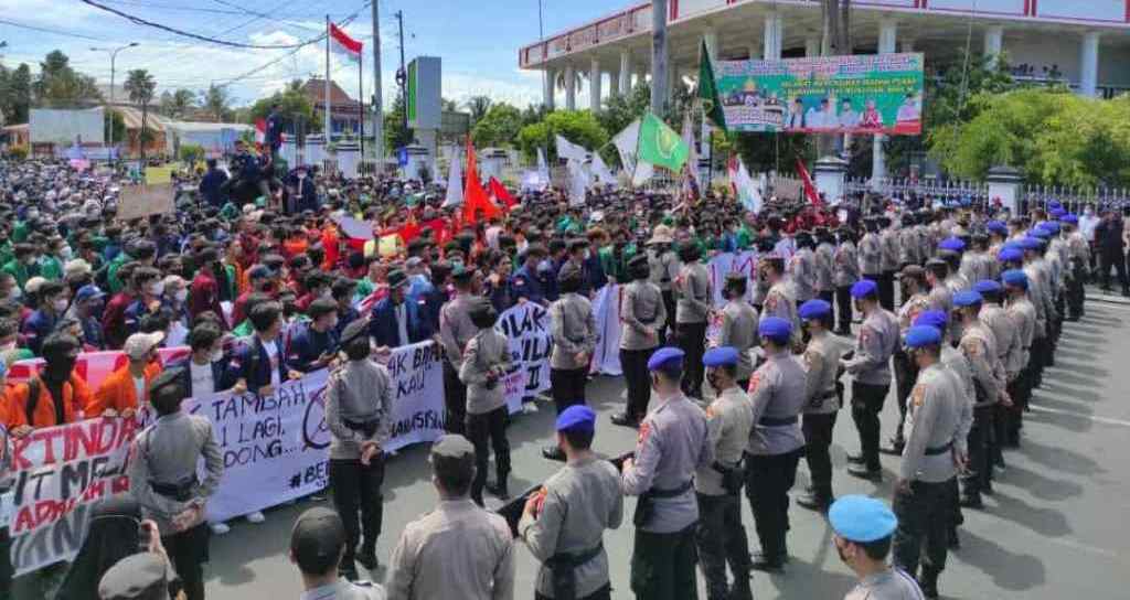 Demo Mahasiswa Bengkulu 11 April 2022