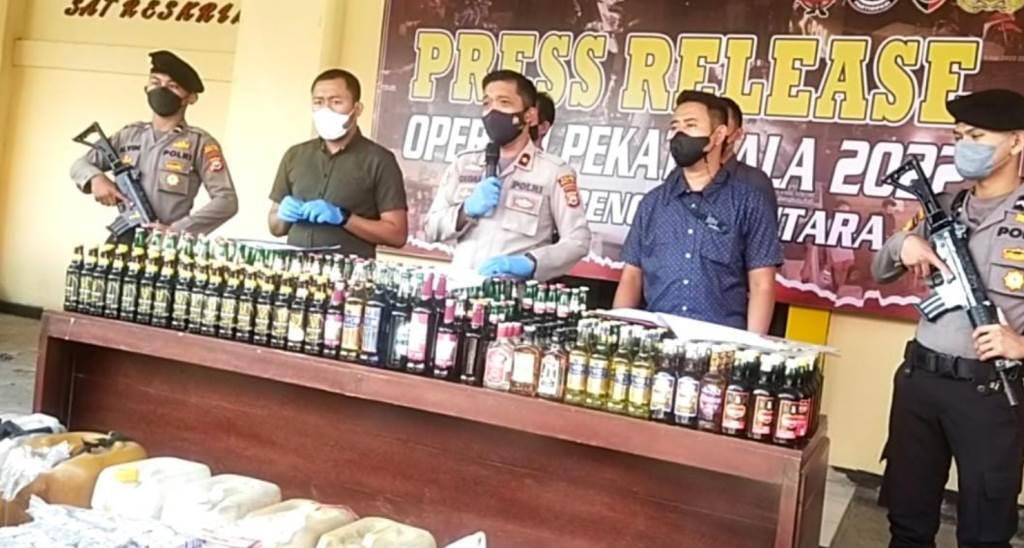 Polisi Tangkap 5 Orang TO dalam Operasi Pekat Nala 2022