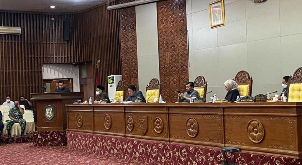 DPRD Provinsi Bengkulu Tetapkan Materi dan Jadwal Rapat Paripurna Tahun Persidangan Ke-II Tahun 2022