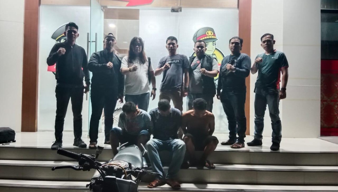 Satu Tersangka Penggelapan Motor dan Dua Penadah Diringkus