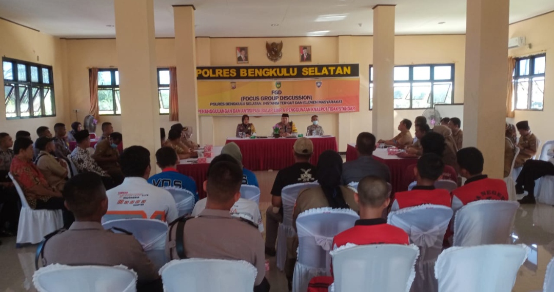 Polres BS Gelar FGD untuk Atasi Balap Liar