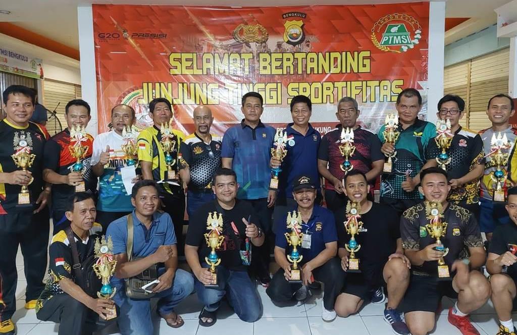 Lomba Tenis Meja Polairud Polda Bengkulu Resmi Ditutup