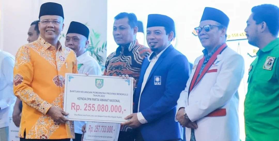 11 Parpol Dapat Bantuan Keuangan dari Pemprov Bengkulu