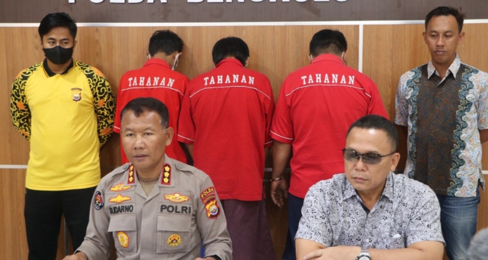 Polda Bengkulu Amankan 32 Paket Sabu dan 3 Pengedar