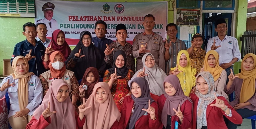 Pemdes Pagar Agung Sosialisasikan Perlindungan Perempuan dan Anak